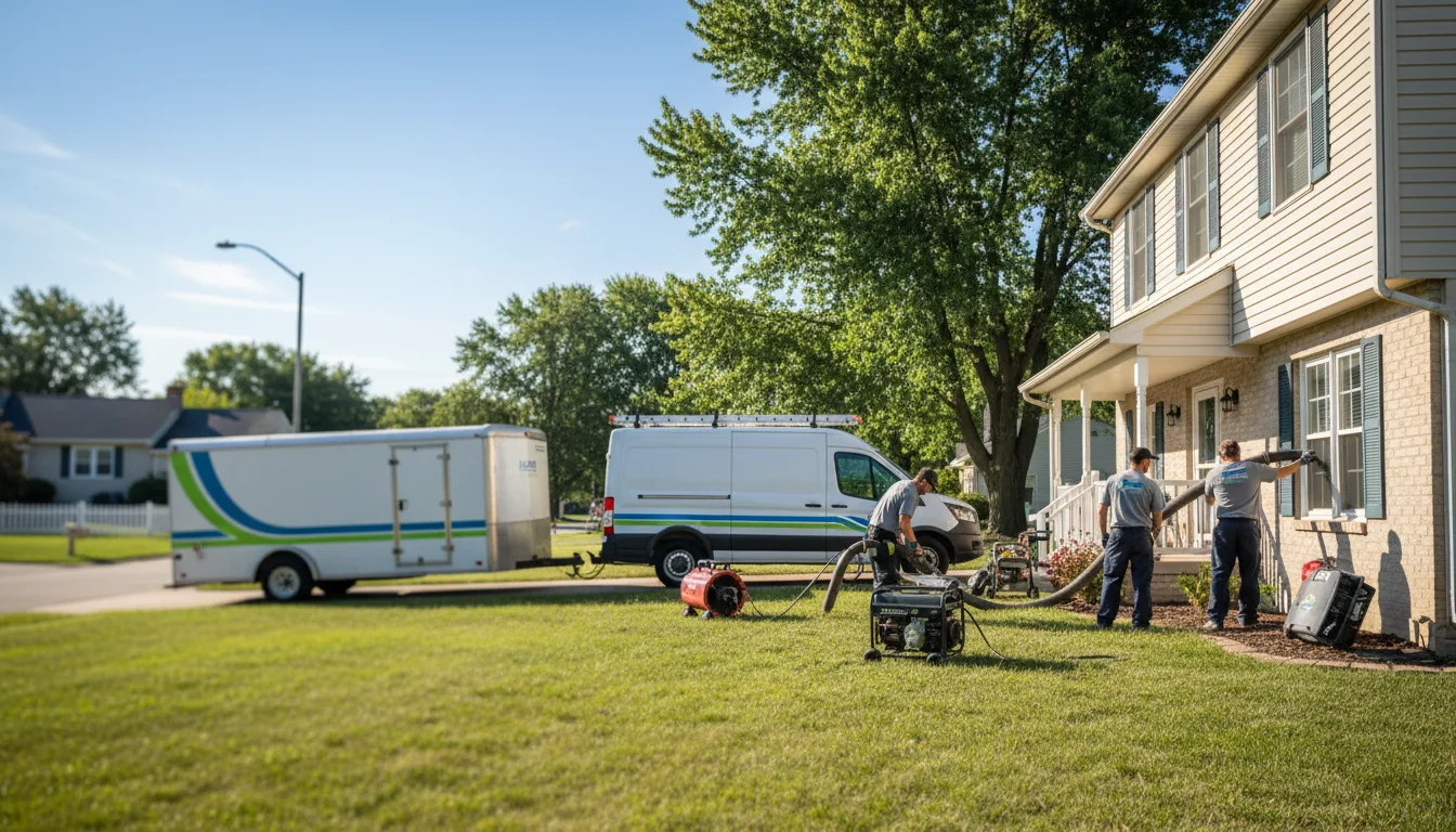 Flooded Basement Restoration And Cleanup With Repair in Milford, OH near me